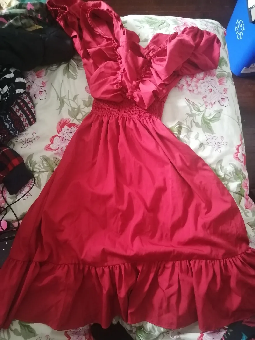 Red Ruffled Dress thumbnail