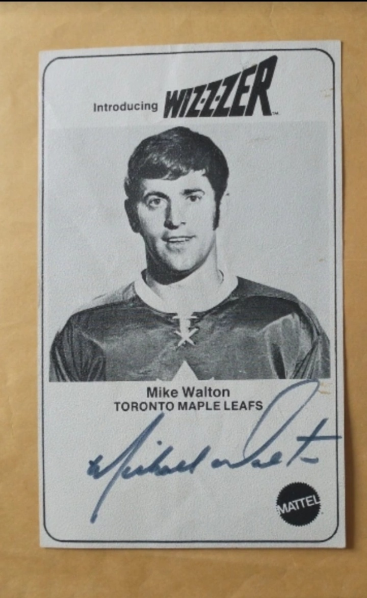 Mike Walton Toronto Maple Leafs Mattel Wizzer Card