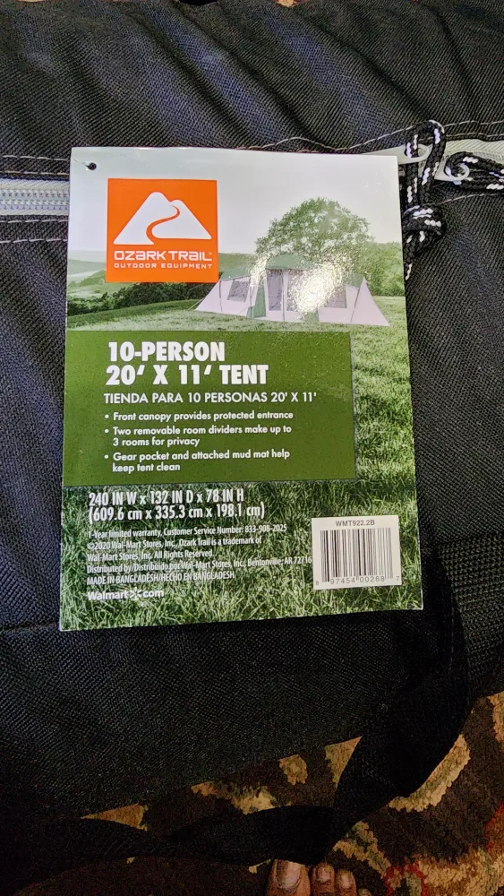 Ozark Trail 10-Person 20' x 11' Tent thumbnail