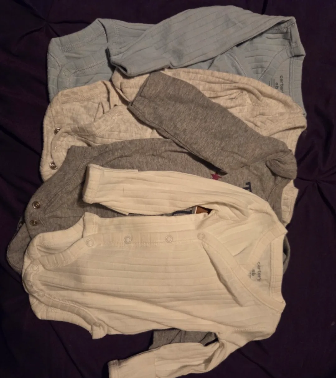 Carter's Newborn Baby Bodysuits - 4 Pack thumbnail