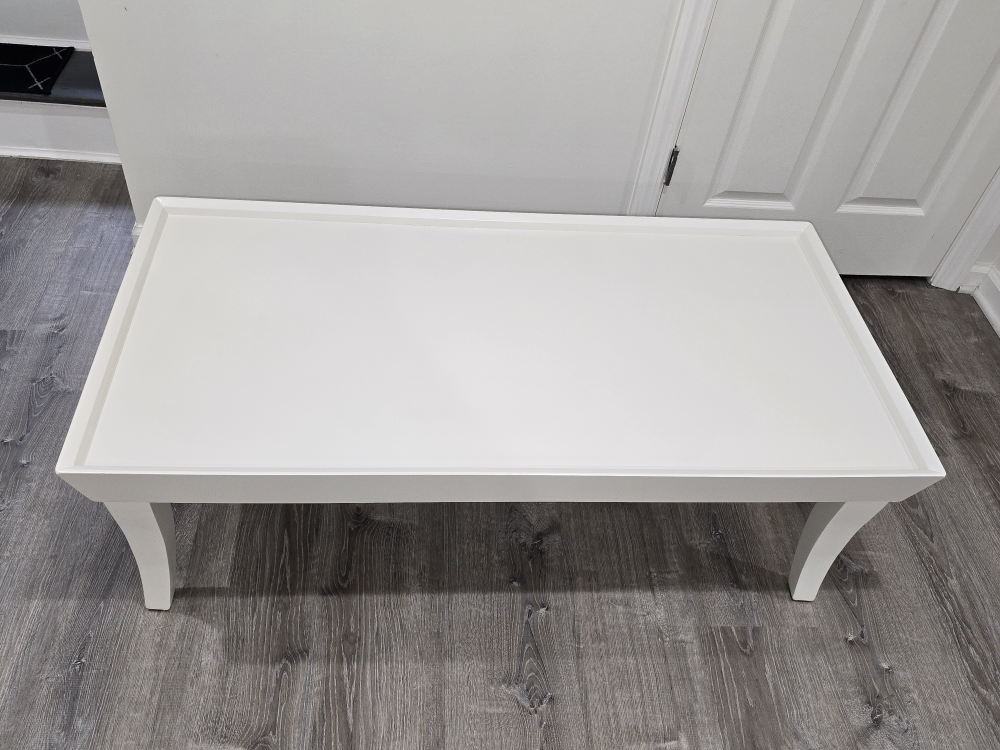 White Coffee Table 24W x 48L x 16H - photo 5