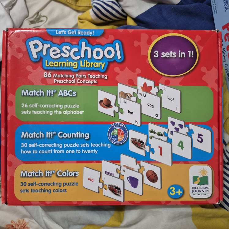 85 learning card sets for preschoolers