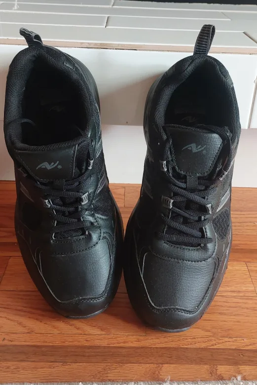 shoes (Athletic Works Black Sneakers) thumbnail
