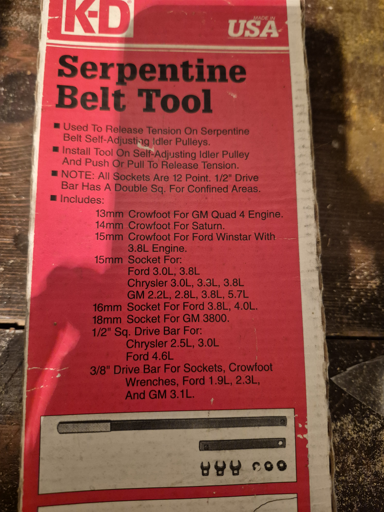 K-D Serpentine Belt Tool 3414 - photo 3