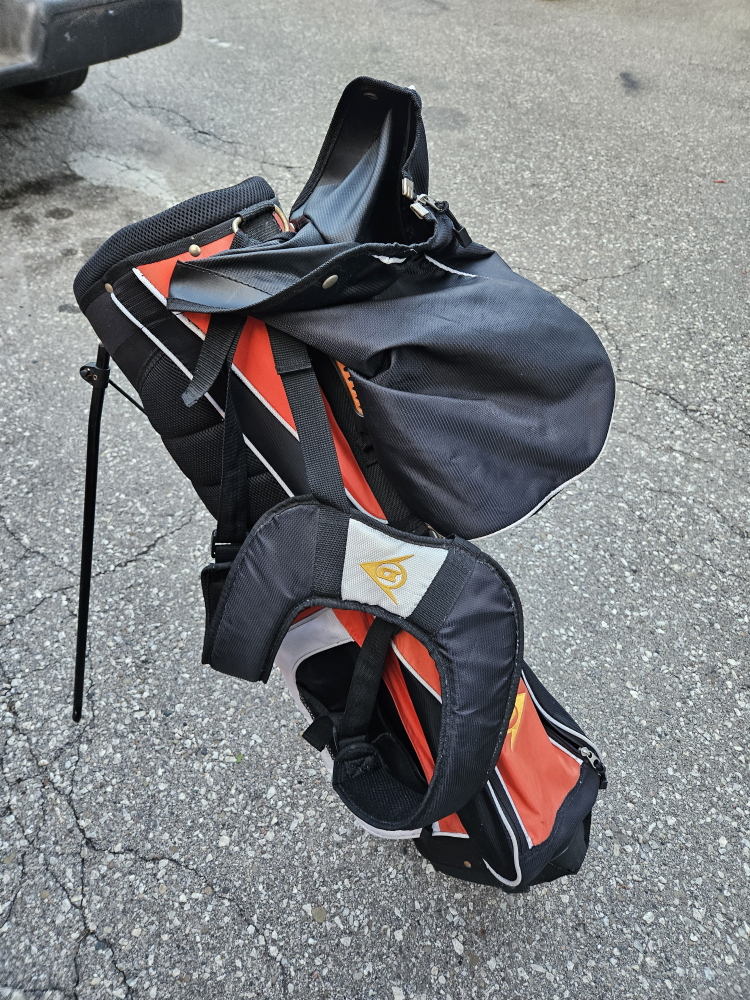 Dunlop Golf Stand Bag - Black & Orange - photo 2