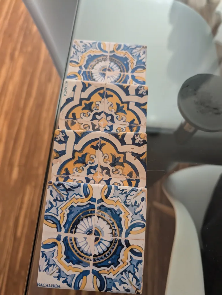 Portuguese Tile Coasters - Set of 4 image indicator(2)