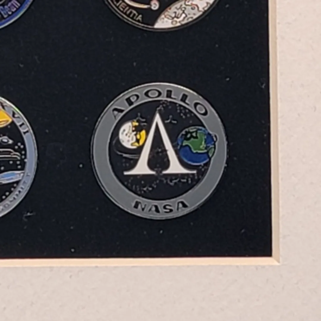 🥳NEW🤩 APOLLO PROGRAM MANNED MISSION INSIGNIAS Framed Collection image indicator(6)