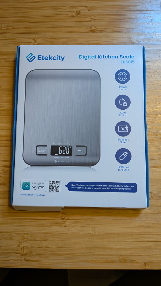 Etekcity Digital Kitchen Scale EK6015