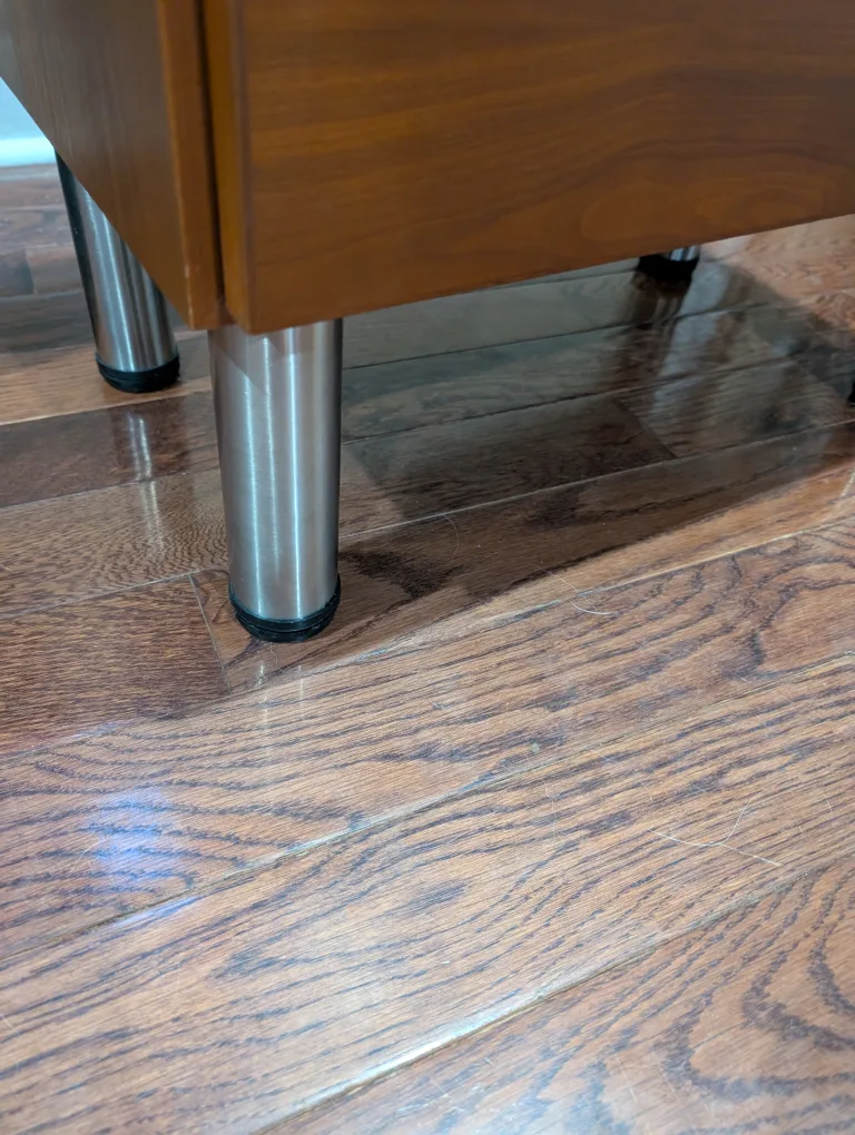 Wood Nightstand with Drawers image indicator(3)