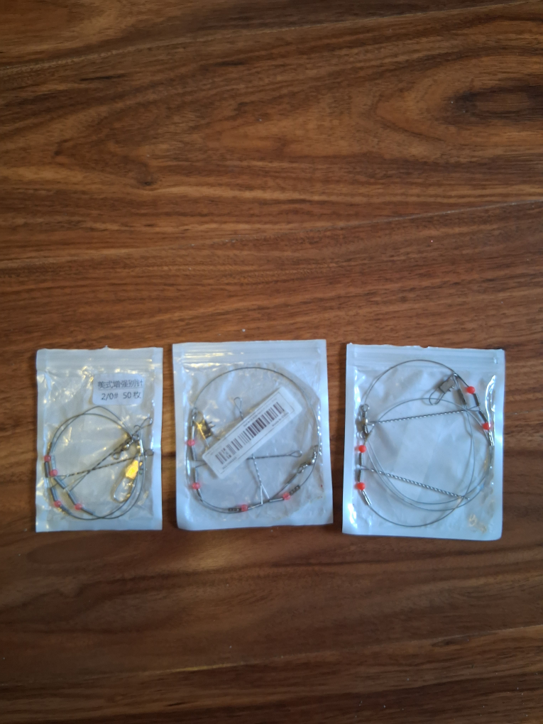 3 Fishing Swivels with Snaps,high and low rig