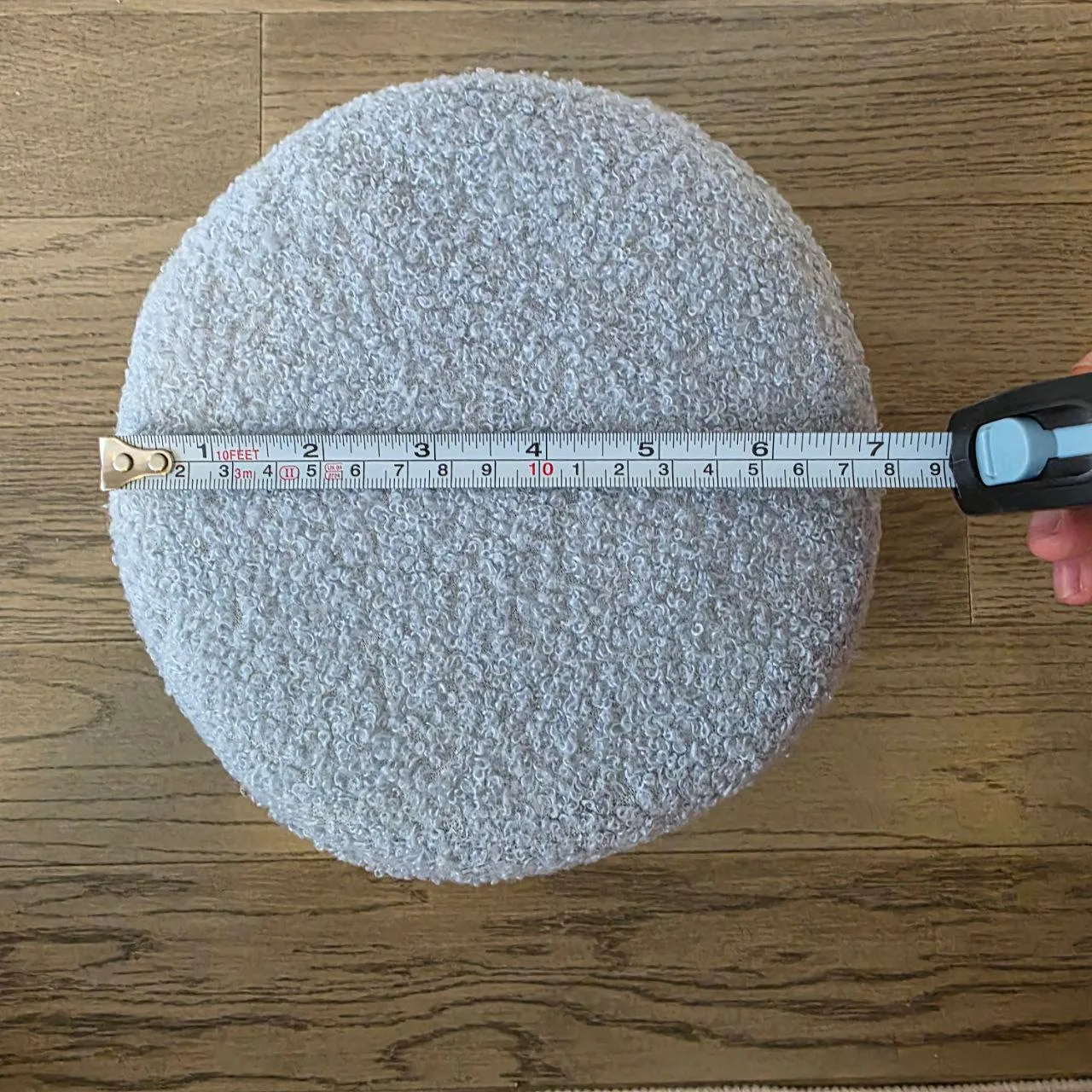 Ottoman Foot Rest Stool – Small Cylinder, Blue image indicator(2)