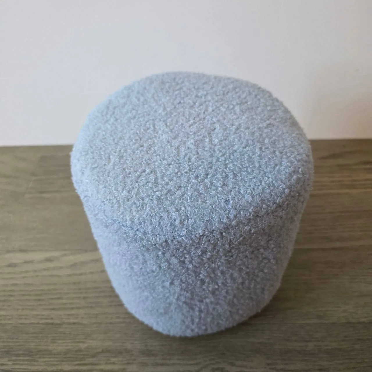 Ottoman Foot Rest Stool – Small Cylinder, Blue image indicator(3)