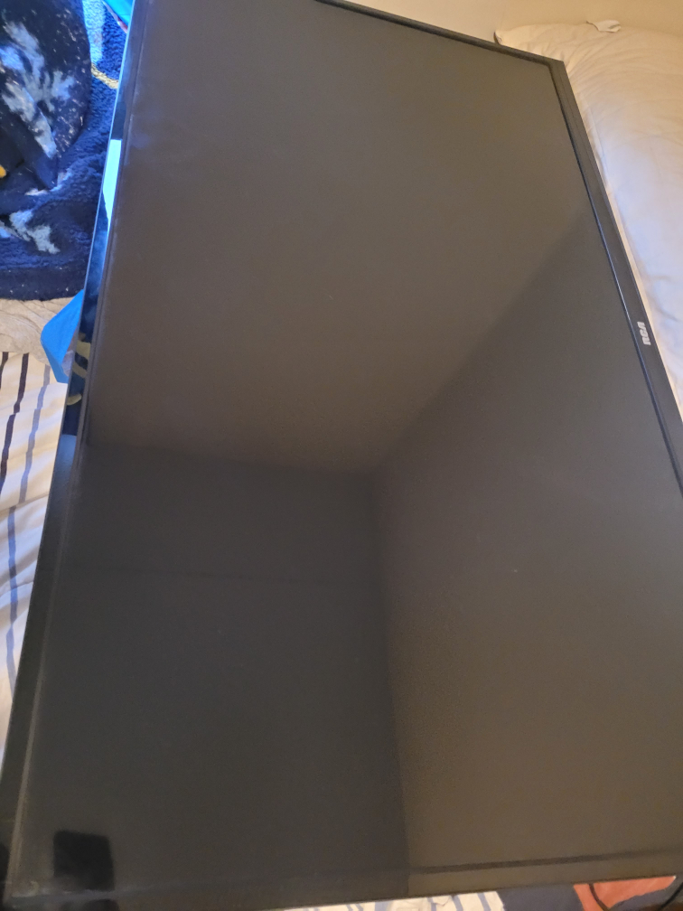 55 Inch 4K TV with Attached Mount (no remote)