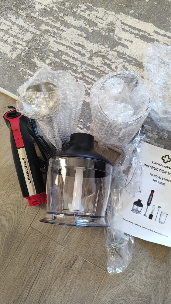 LinkChef Hand Blender HB-1580T - Like New!