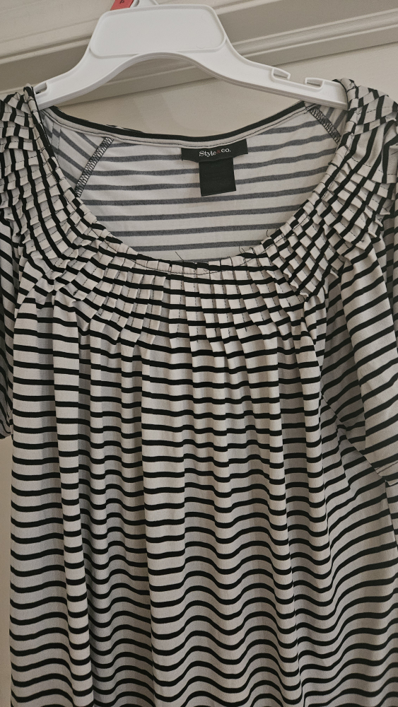 Style&co. Striped Top