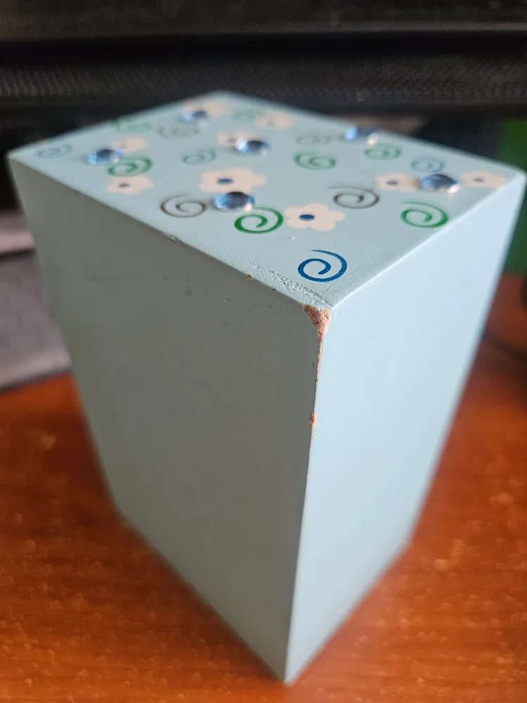 Cute Blue Wooden Mini Drawer Set image indicator(4)