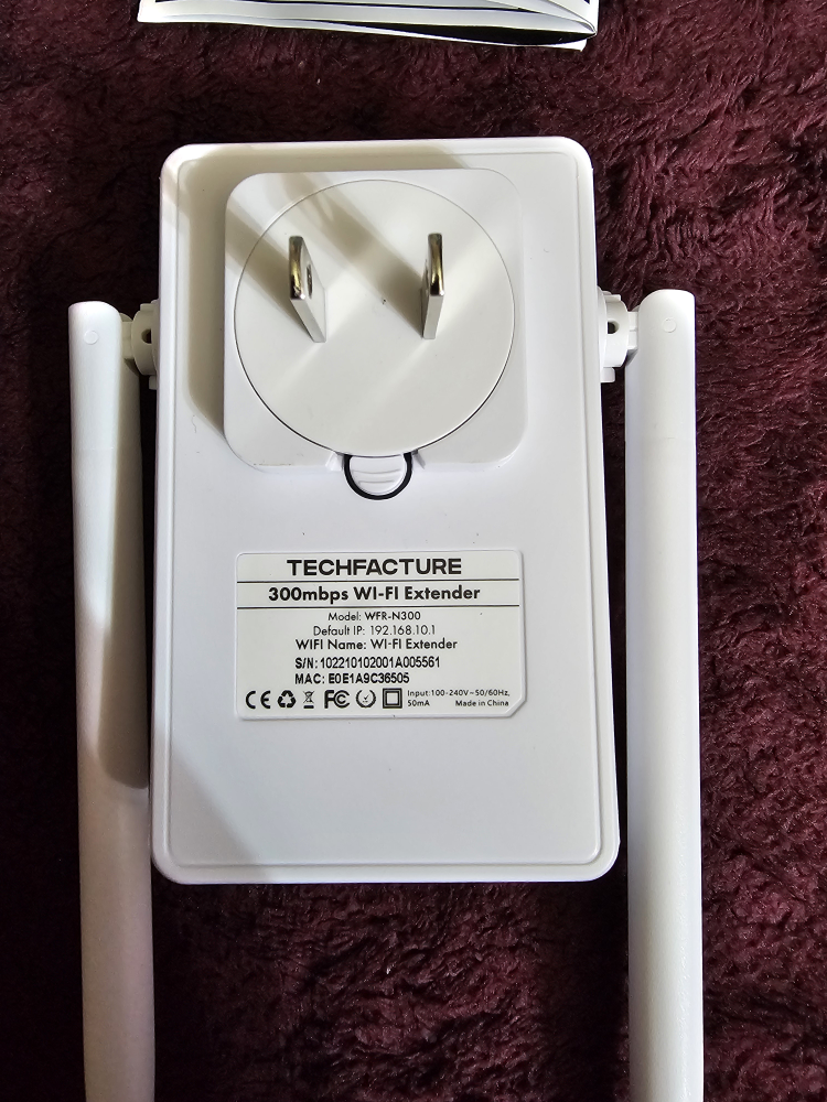 Techfacture 300Mbps WiFi Extender WFR-N300 - New - photo 5