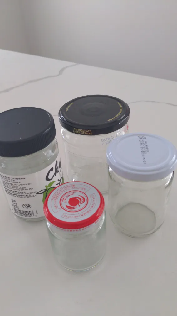 Assorted Empty Glass Jars thumbnail