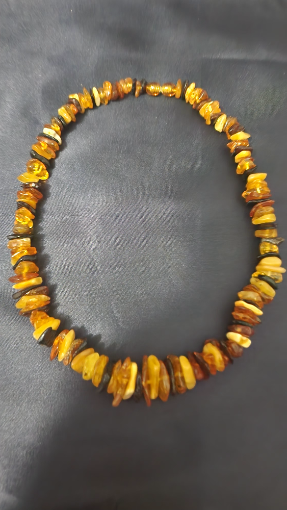 Amber Chip Necklace