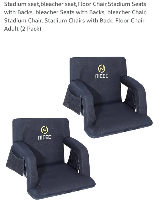 NICEC Stadium Seats with Back - 2 Pack thumbnail