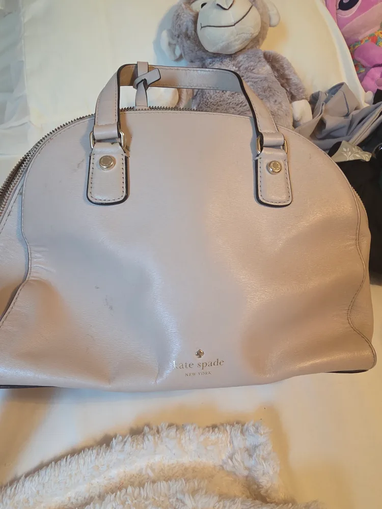 Kate Spade Dome Satchel - Light Beige thumbnail
