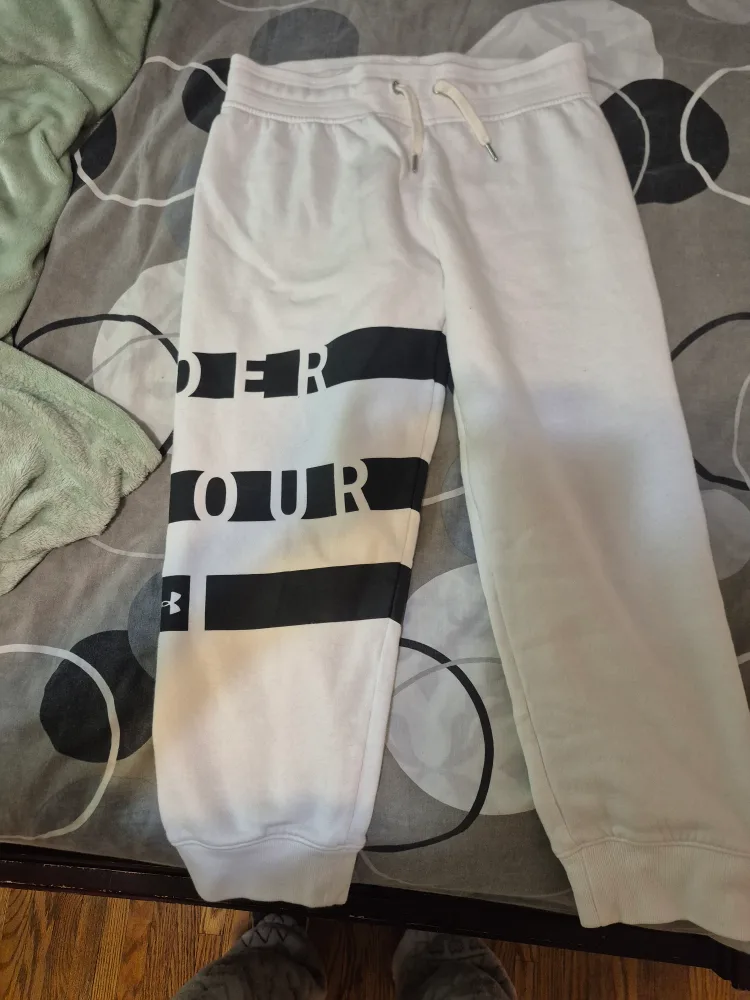 Under Armour White Sweatpants - Size XS thumbnail
