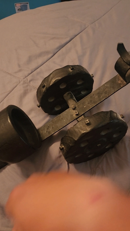 spanish revival 50s brutalist / bodega style wine bottle holder