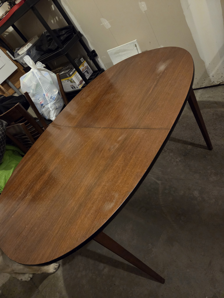 Dining Table and 4 Chairs - Wood