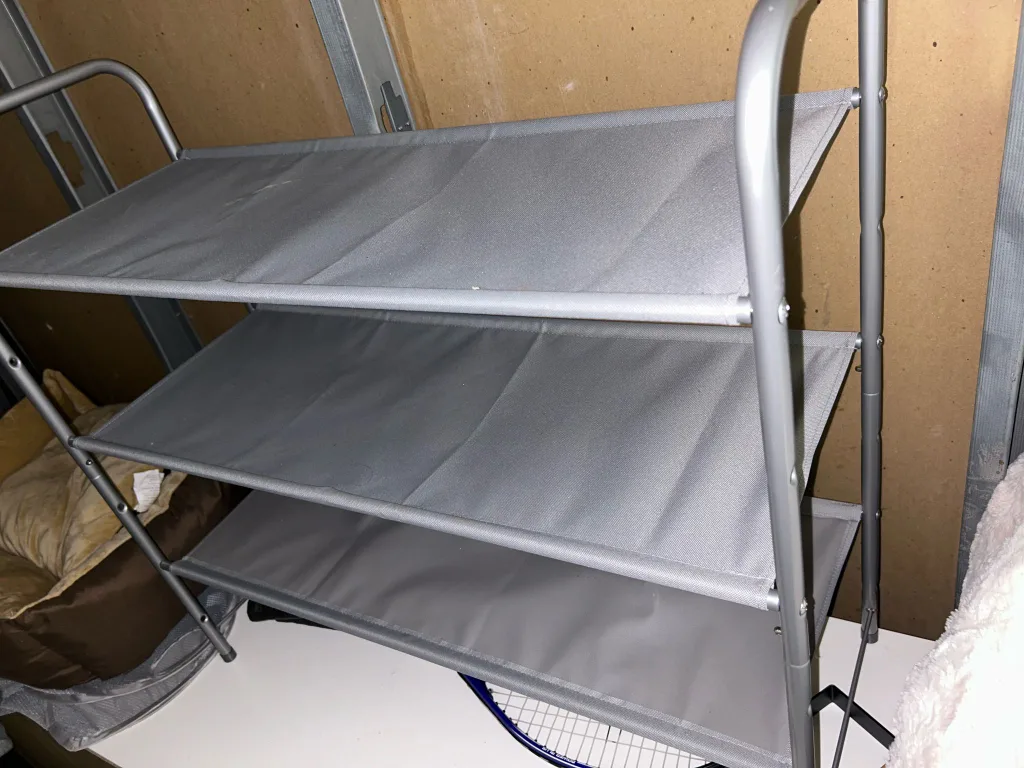Gray 3-Tier Shelf shoe rack thumbnail