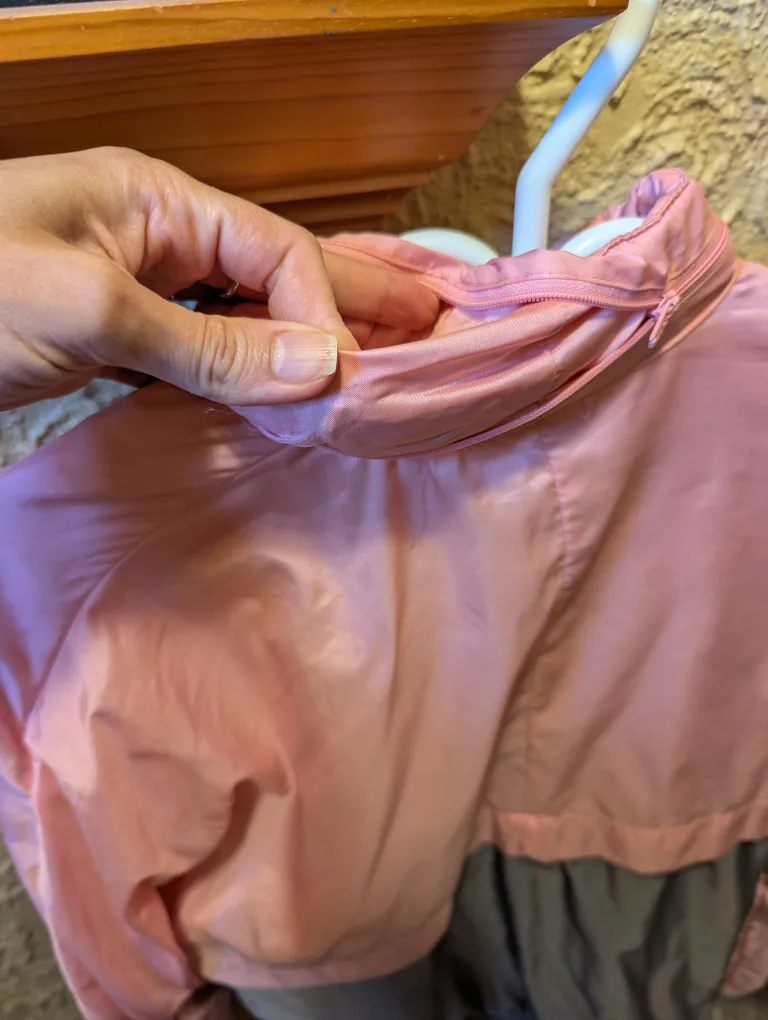 Vintage Adidas Pink & Grey Windbreaker Jacket image indicator(6)