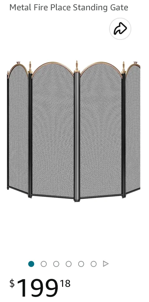 New Cambridge Fireplace Screen - 3 Panel image indicator(3)