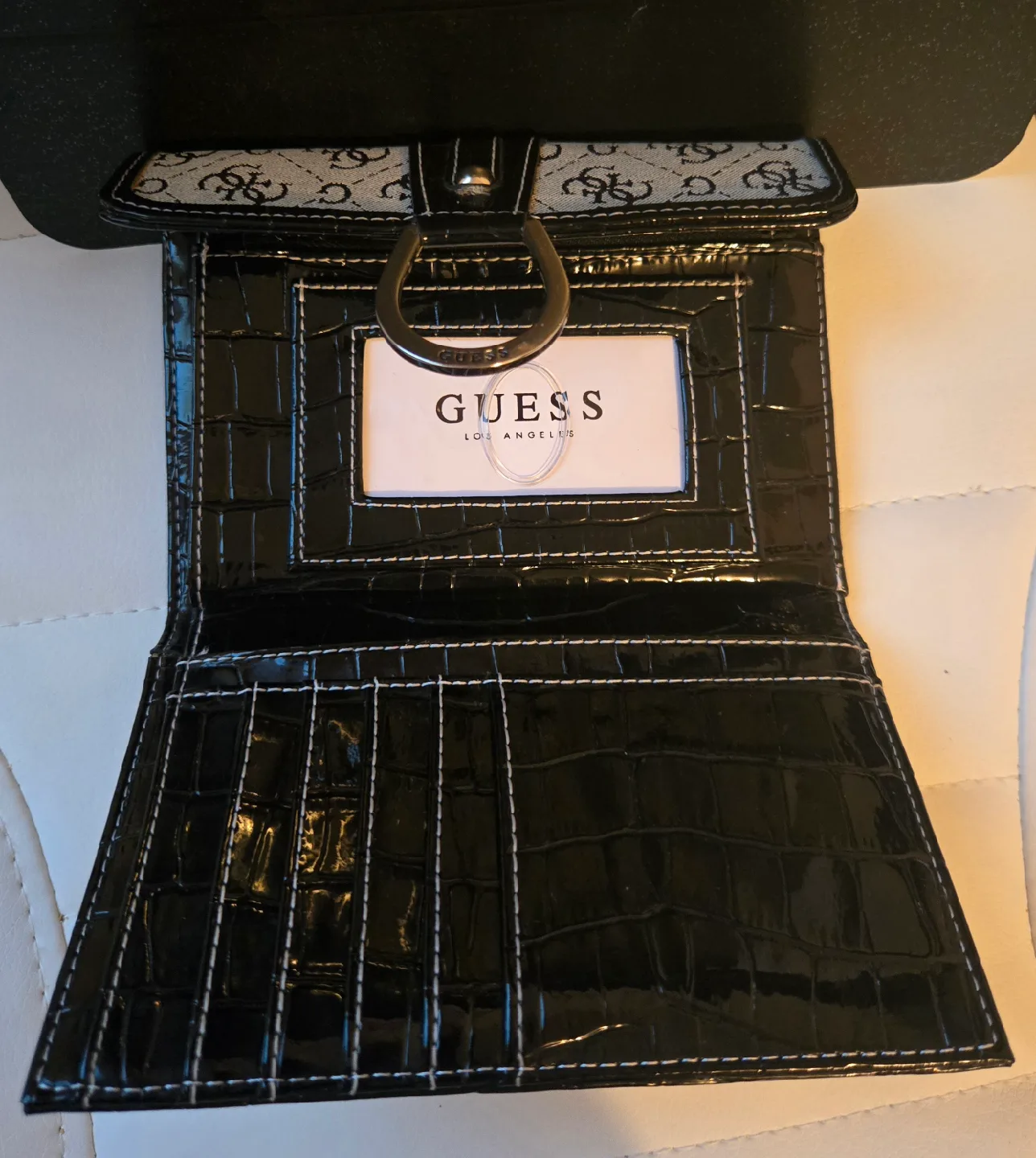 GUESS Wallet with Logo Monogram Pattern image indicator(2)