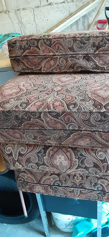 Couch Cushions - Brown Paisley Pattern - photo 4
