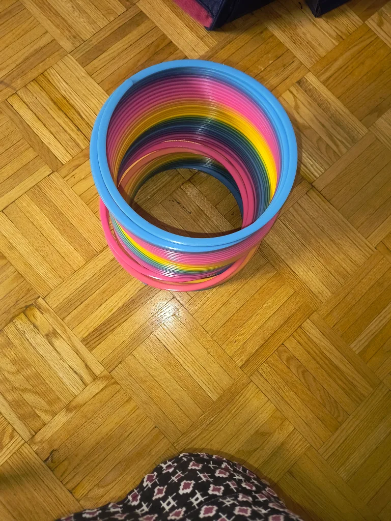 Rainbow Plastic Spring Toy thumbnail