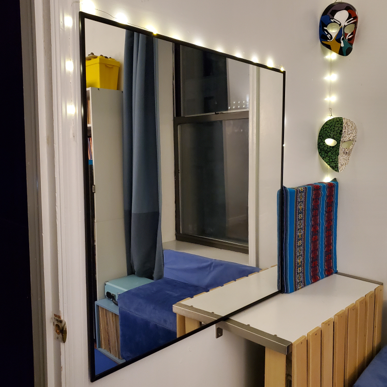 Framed Wall Mirror 36"x36"