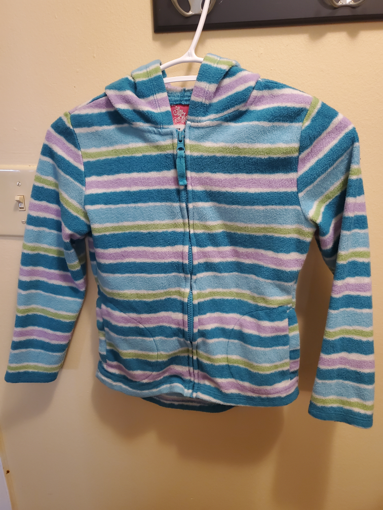 Slitz Rule Girl's Fleece Hoodie - Size 7/8