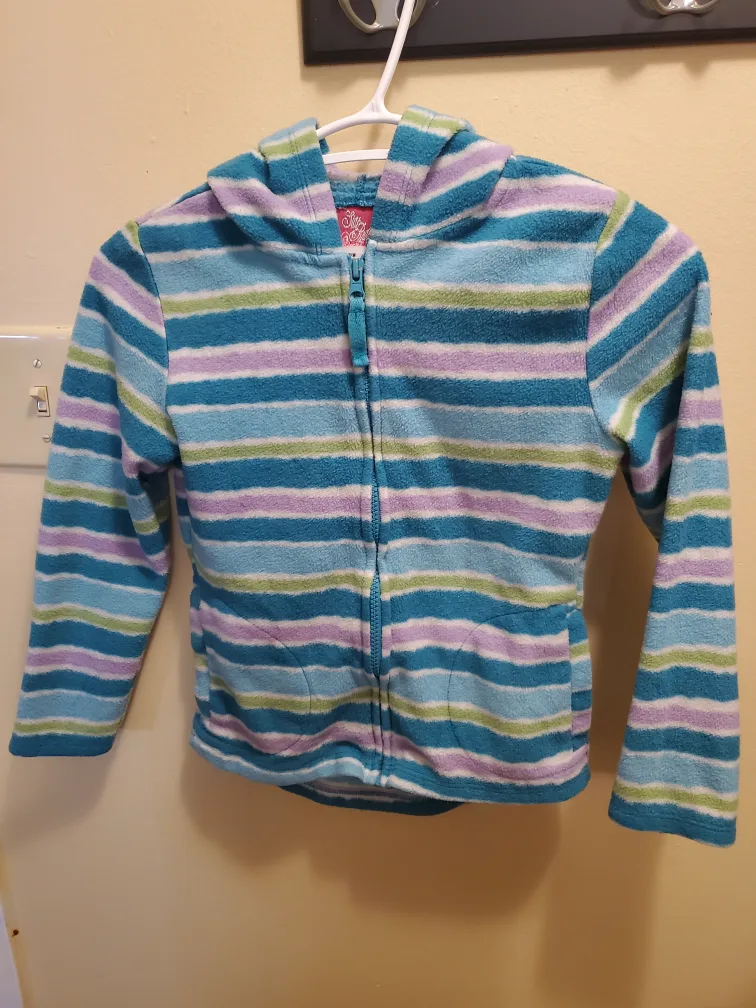 Slitz Rule Girl's Fleece Hoodie - Size 7/8 thumbnail