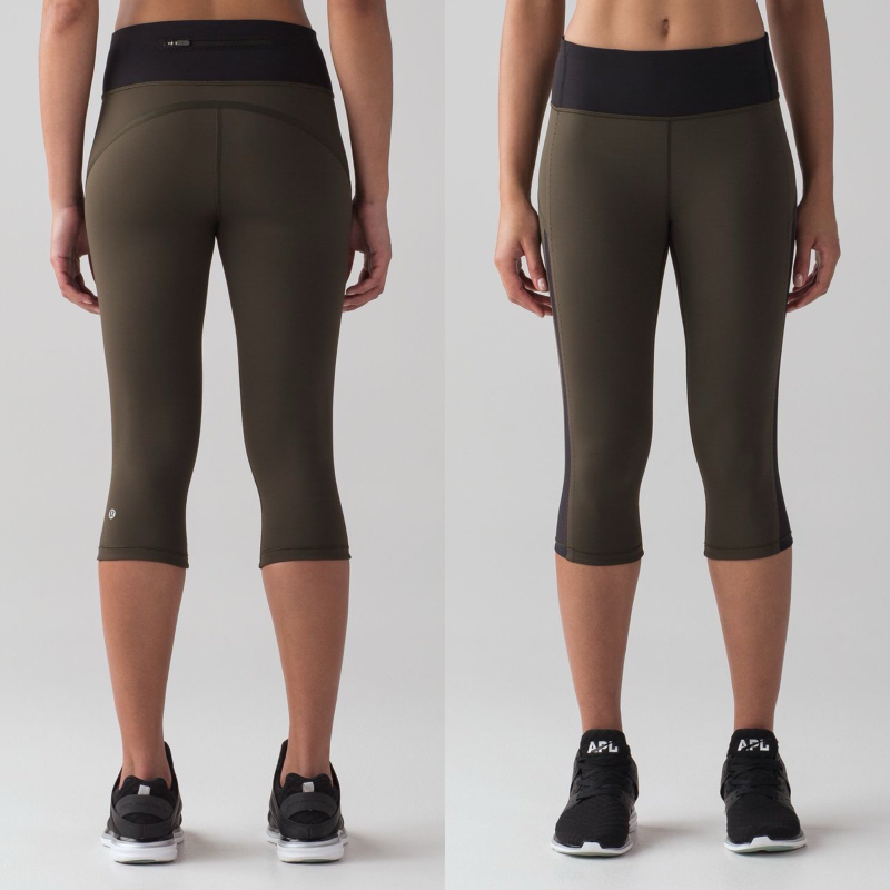Lululemon Smooth Stride Crop Size 4 - photo 3