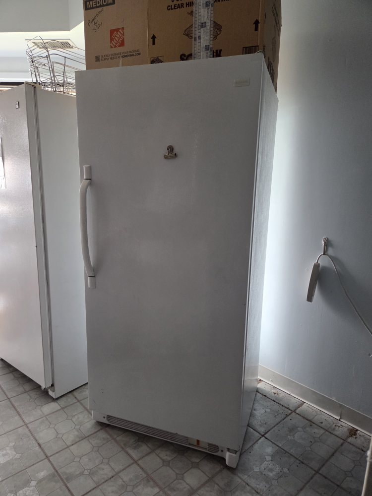 White Upright Freezer