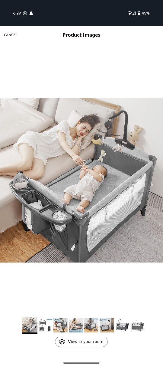 5 in 1 Pack and play Baby Bassinet