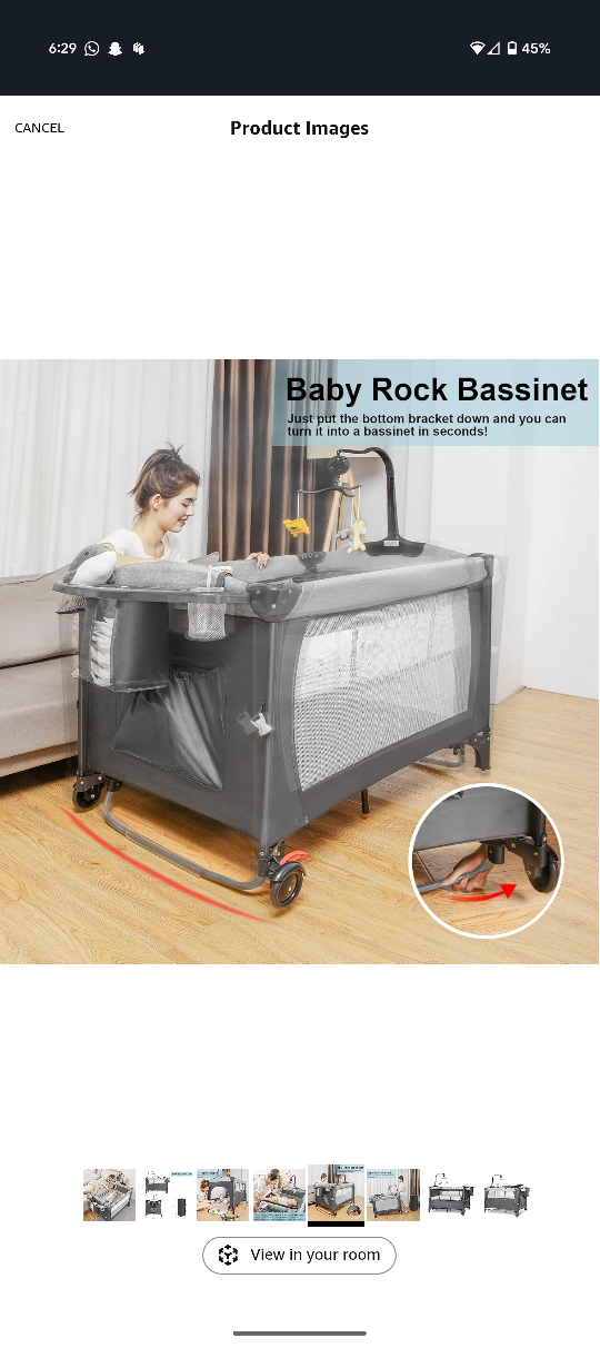5 in 1 Pack and play Baby Bassinet - photo 5