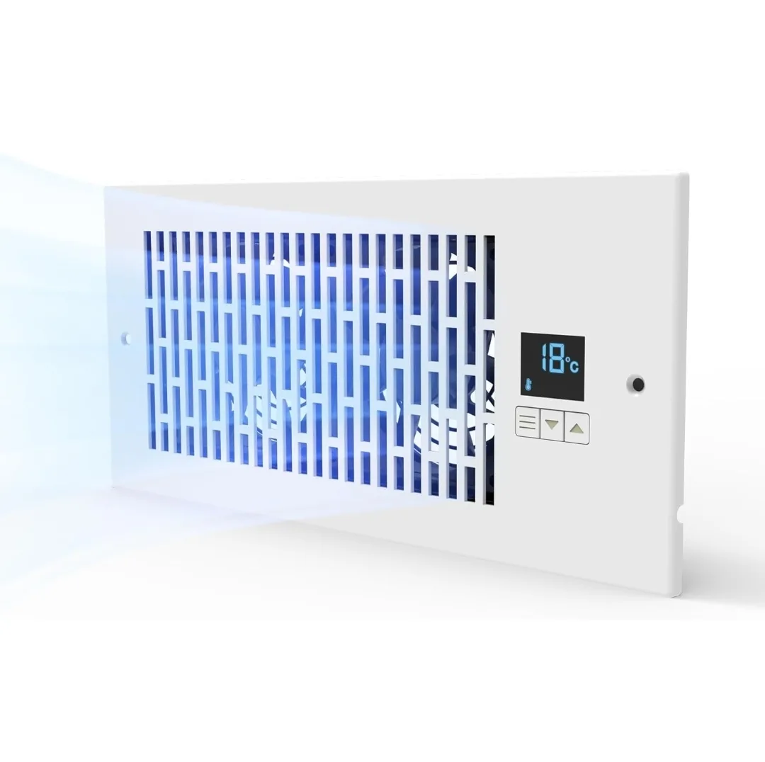 Register Boost Fan w/ Thermostat Control, Quiet Air Vent Booster thumbnail