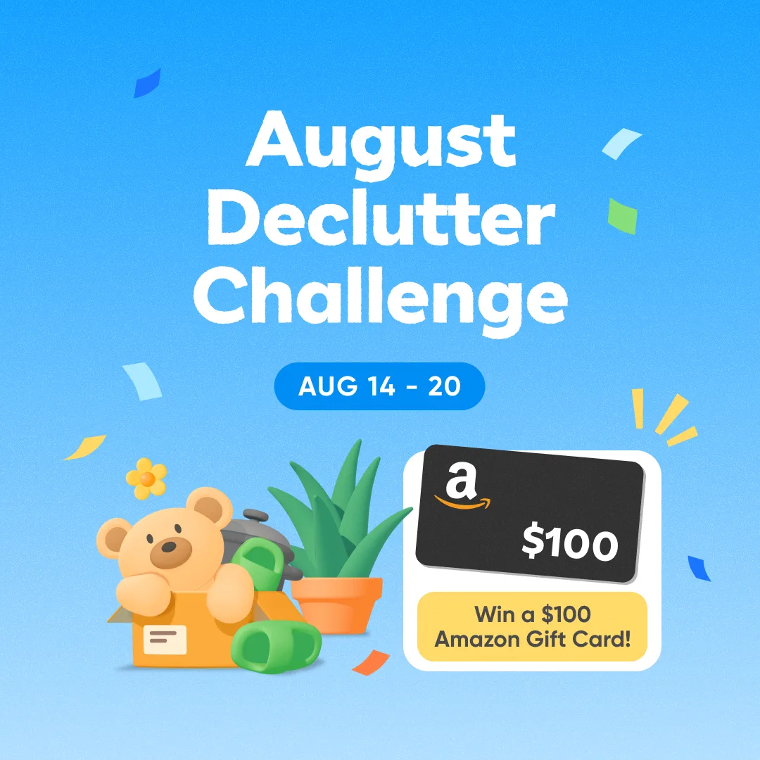 August Declutter Challenge ☀️ thumbnail