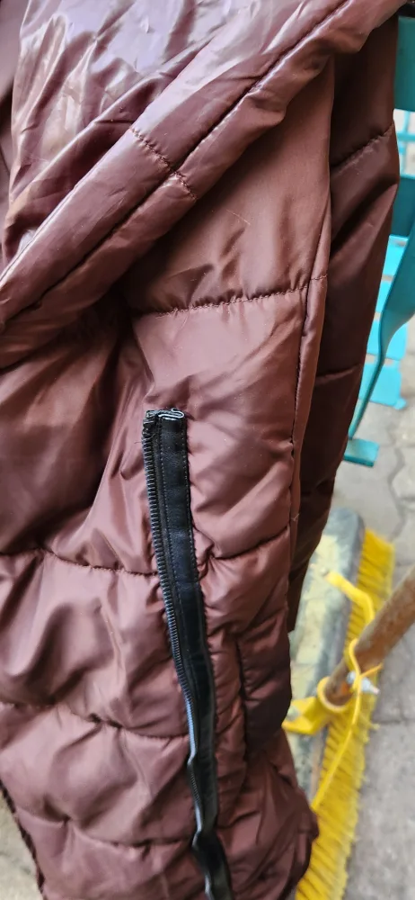 Guess Brown Puffer Jacket thumbnail