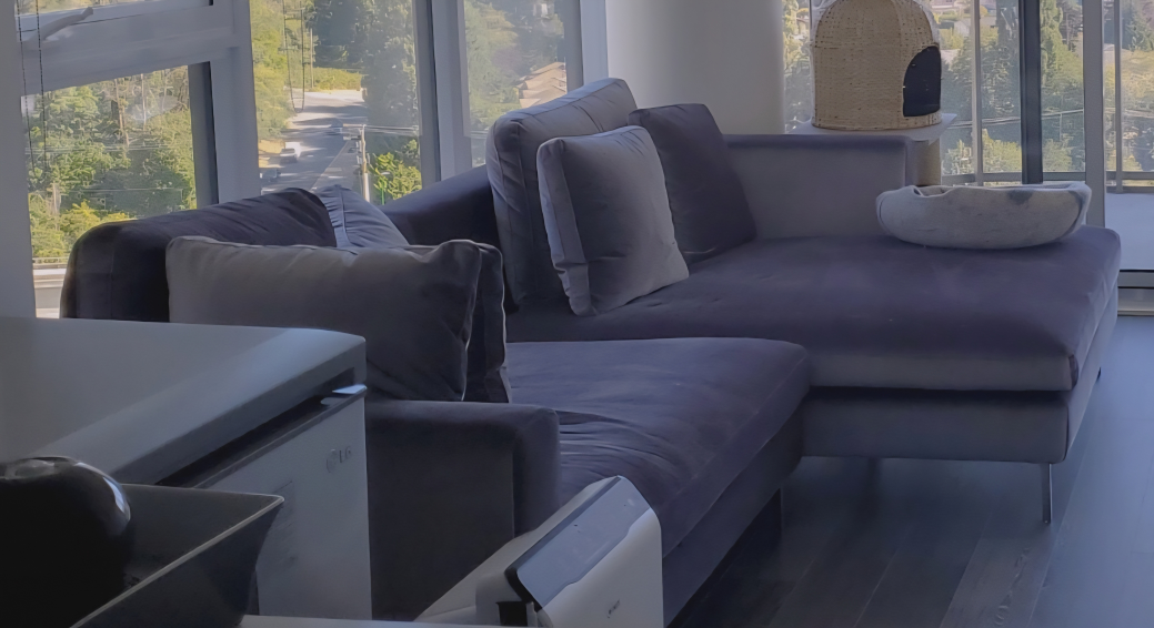 Rove Concepts Hugo Sectional Sofa- Velvet Glacier Grey - photo 2