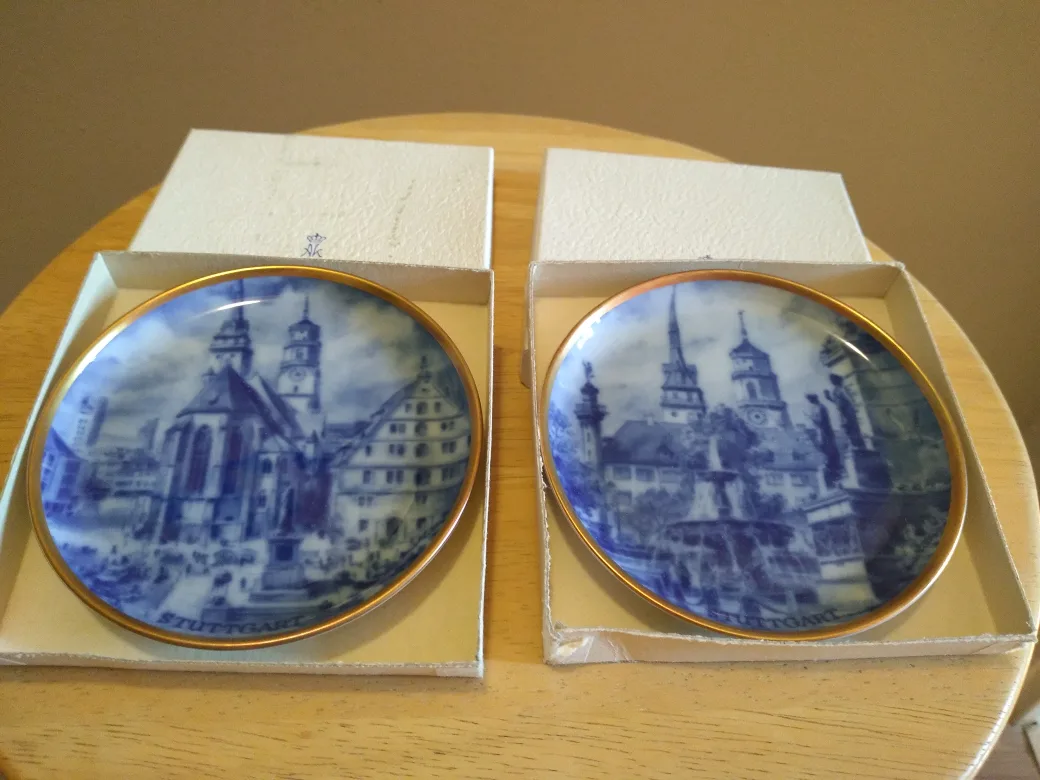 Kaiser Porzellan Small Porcelain decoration plates, BNIB thumbnail