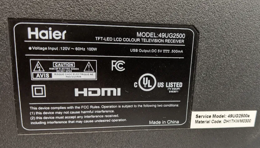 Haier 49 inch 4K UHD Ultra HD 2160p Flat LED TV with Remote image indicator(9)