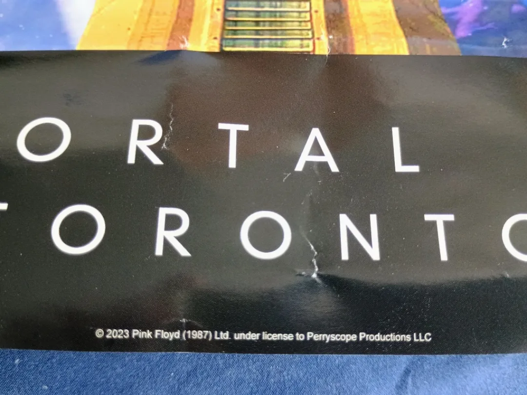 Pink Floyd Mortal Toronto Poster - collectors item image indicator(2)