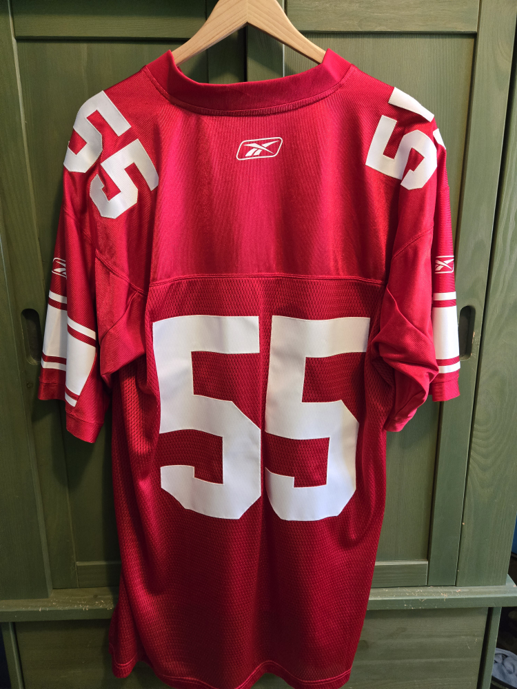 Autographed #55  Wayne Harris CFL Stamps Retro Jersey - photo 3