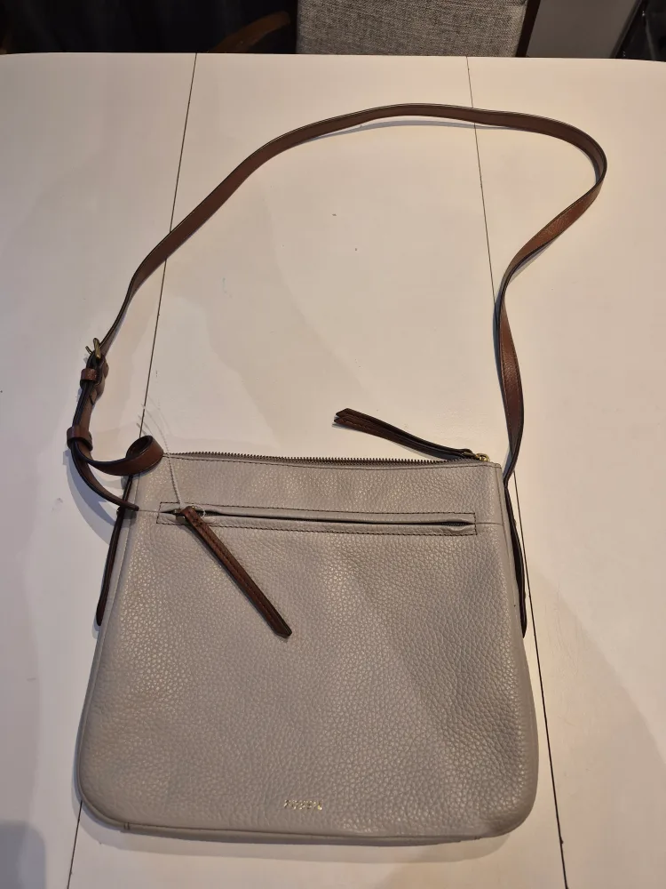 Fossil Grey Crossbody Bag thumbnail